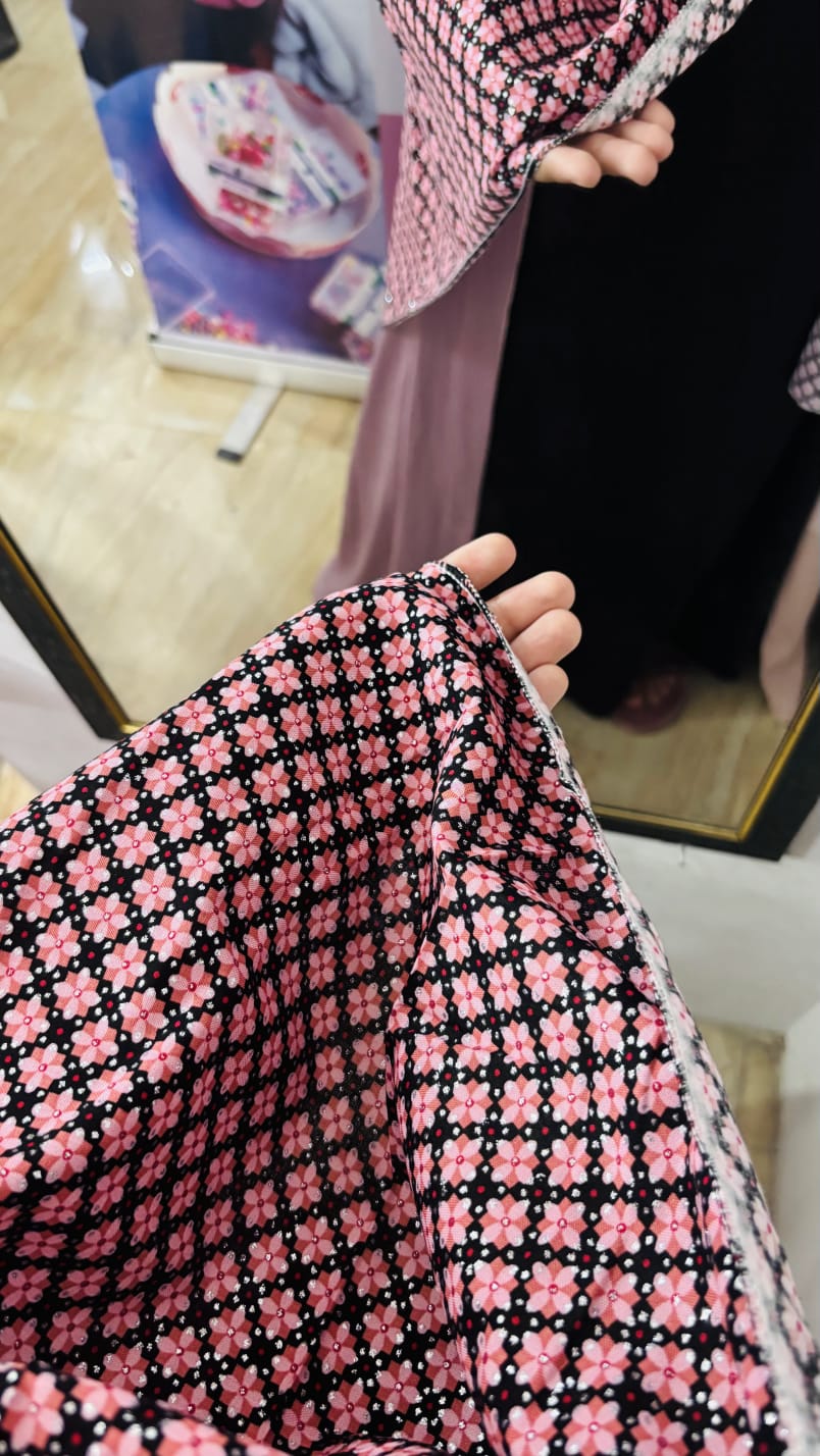 Printed Namaz dupatta with Shimmer