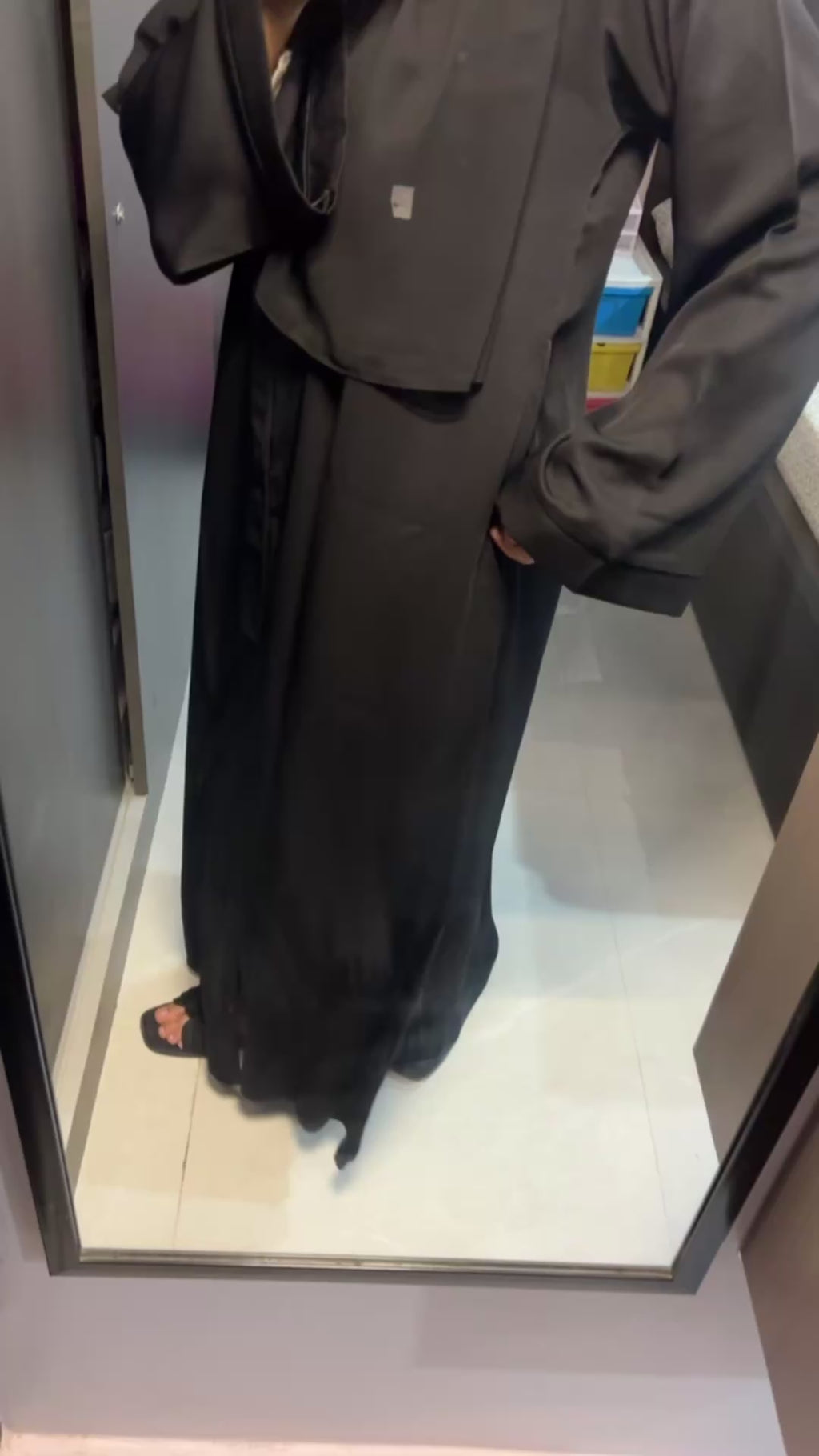 Imported Nida Basic Abaya - Front Closed
