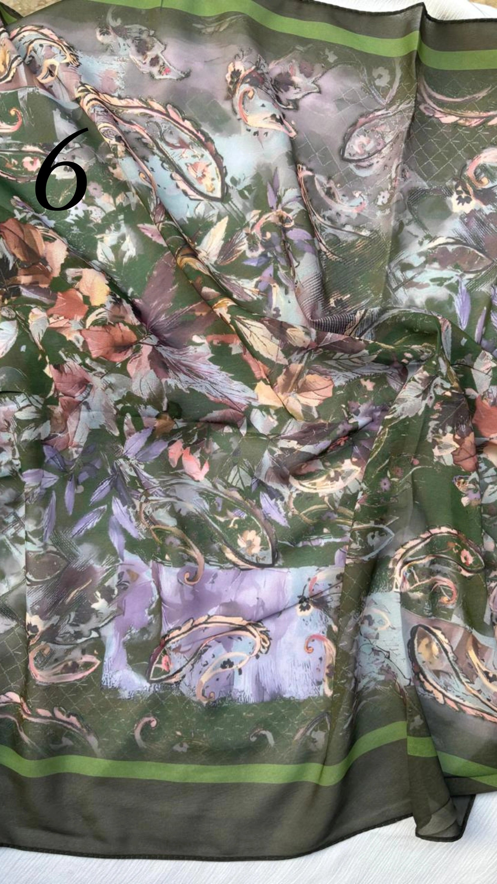 Printed Georgette Hijabs - Breathable fabric