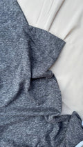 Kids Khimar - Textured Grey, Cotton Hosiery