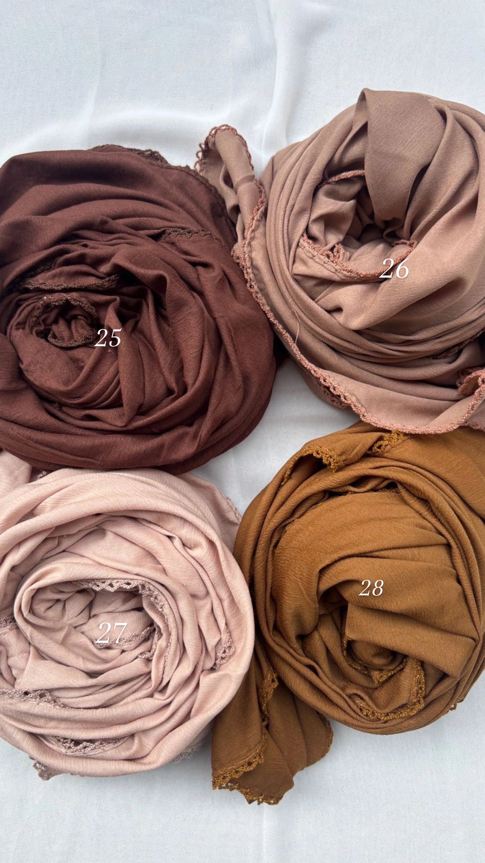 Cotton Hijab With laces