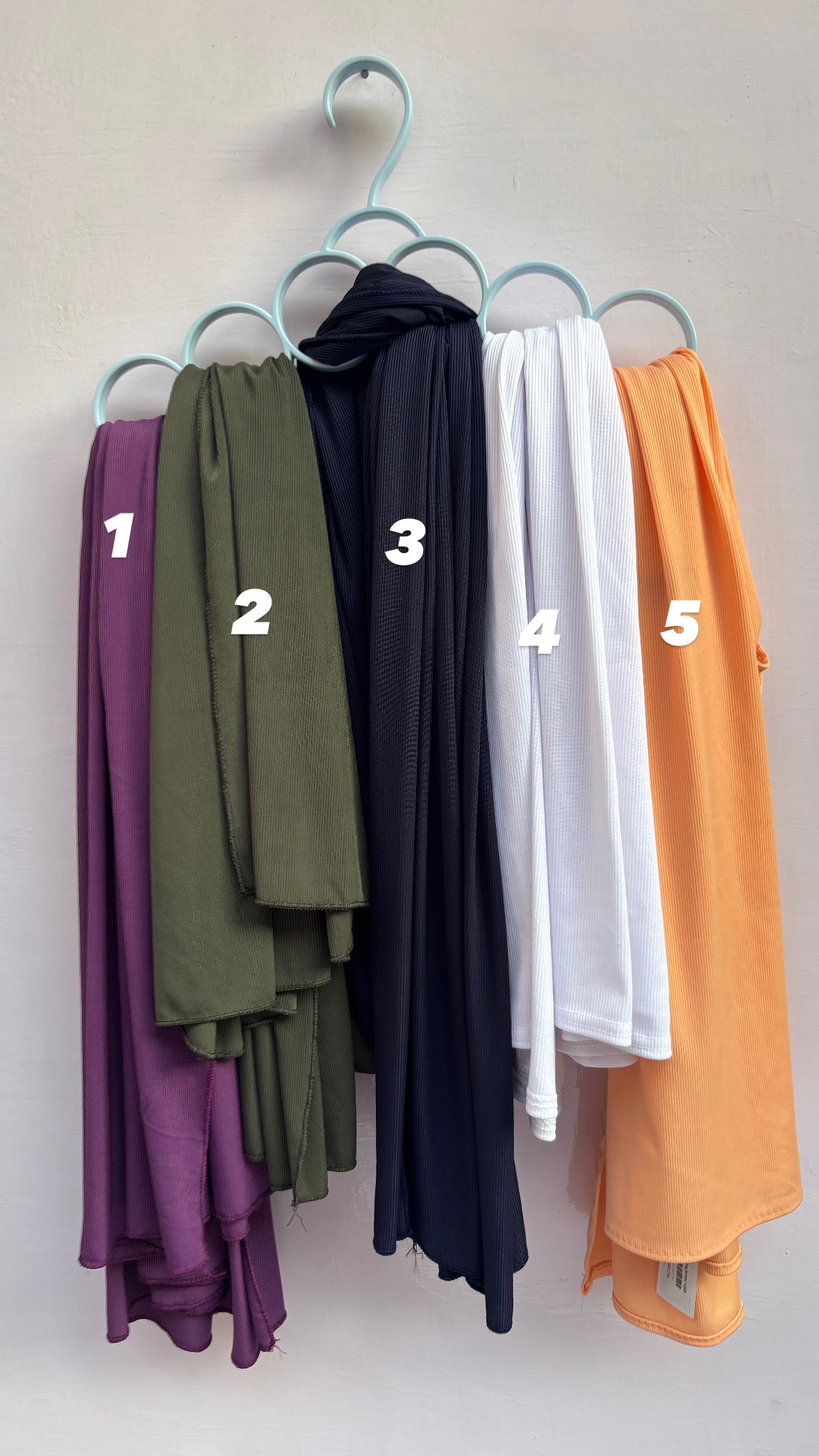 Lining jersey hijabs