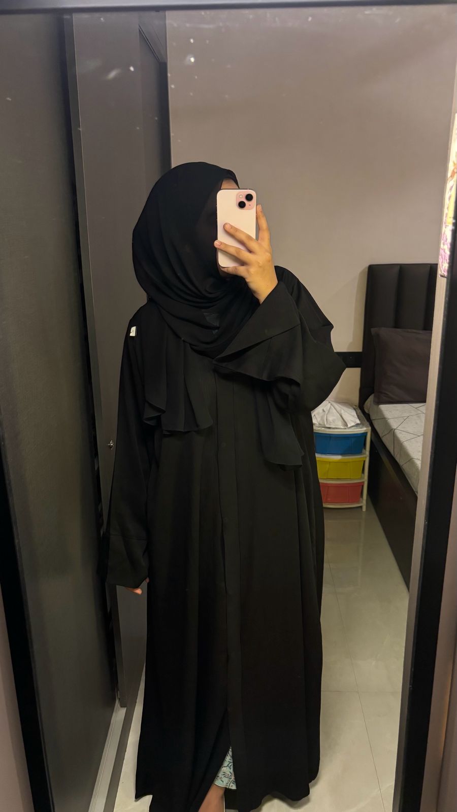Basic Abayah - Front open with buttons