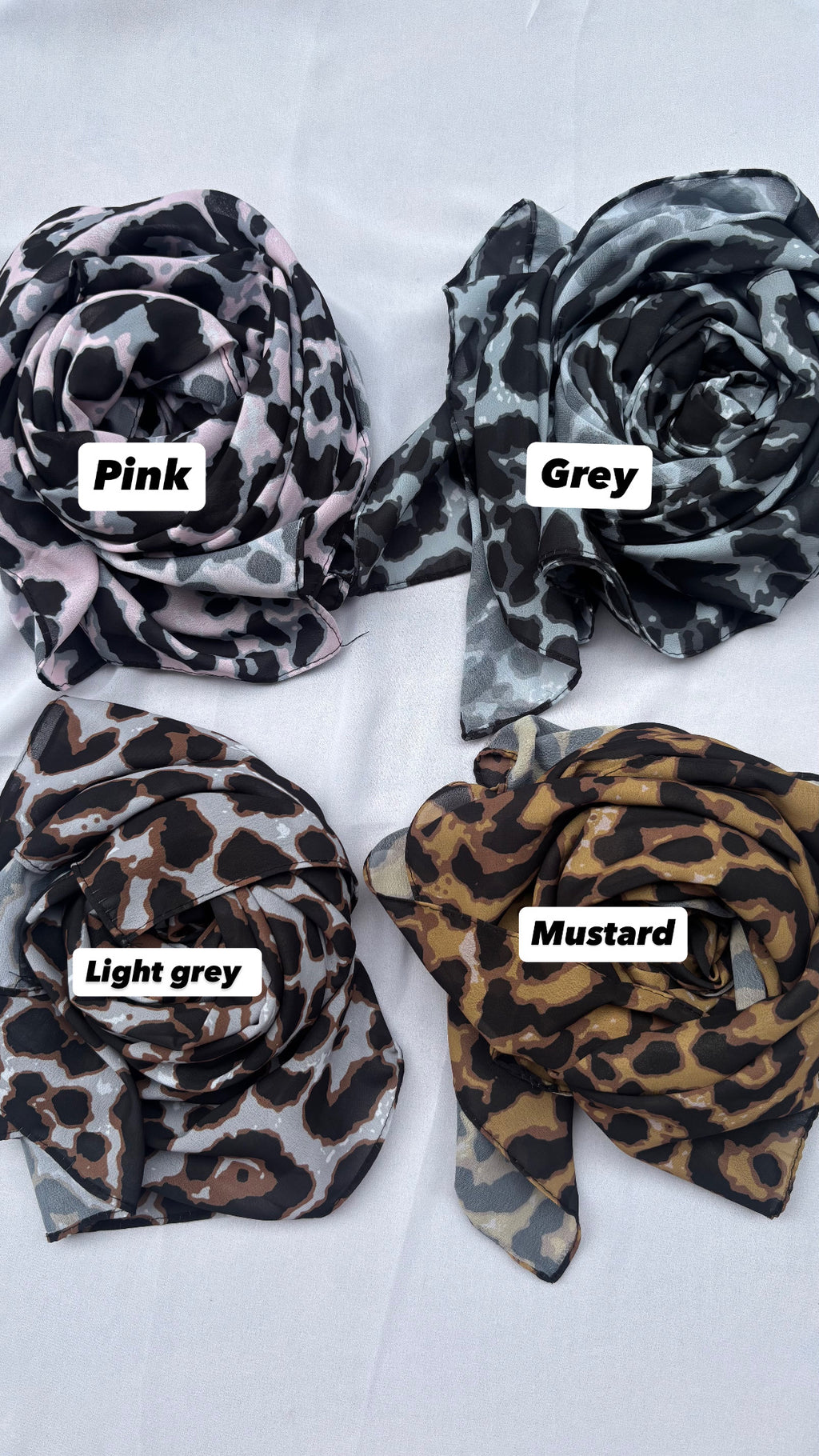 Animal print Georgette Hijab