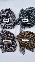 Animal print Georgette Hijab
