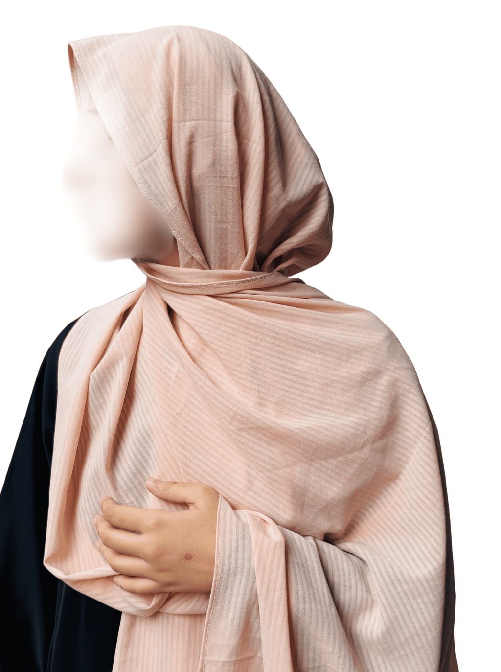 Safah hijab - self lining pattern
