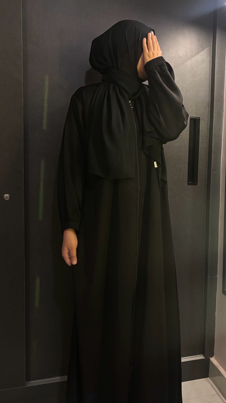 Basic Abayah - Front open with zip
