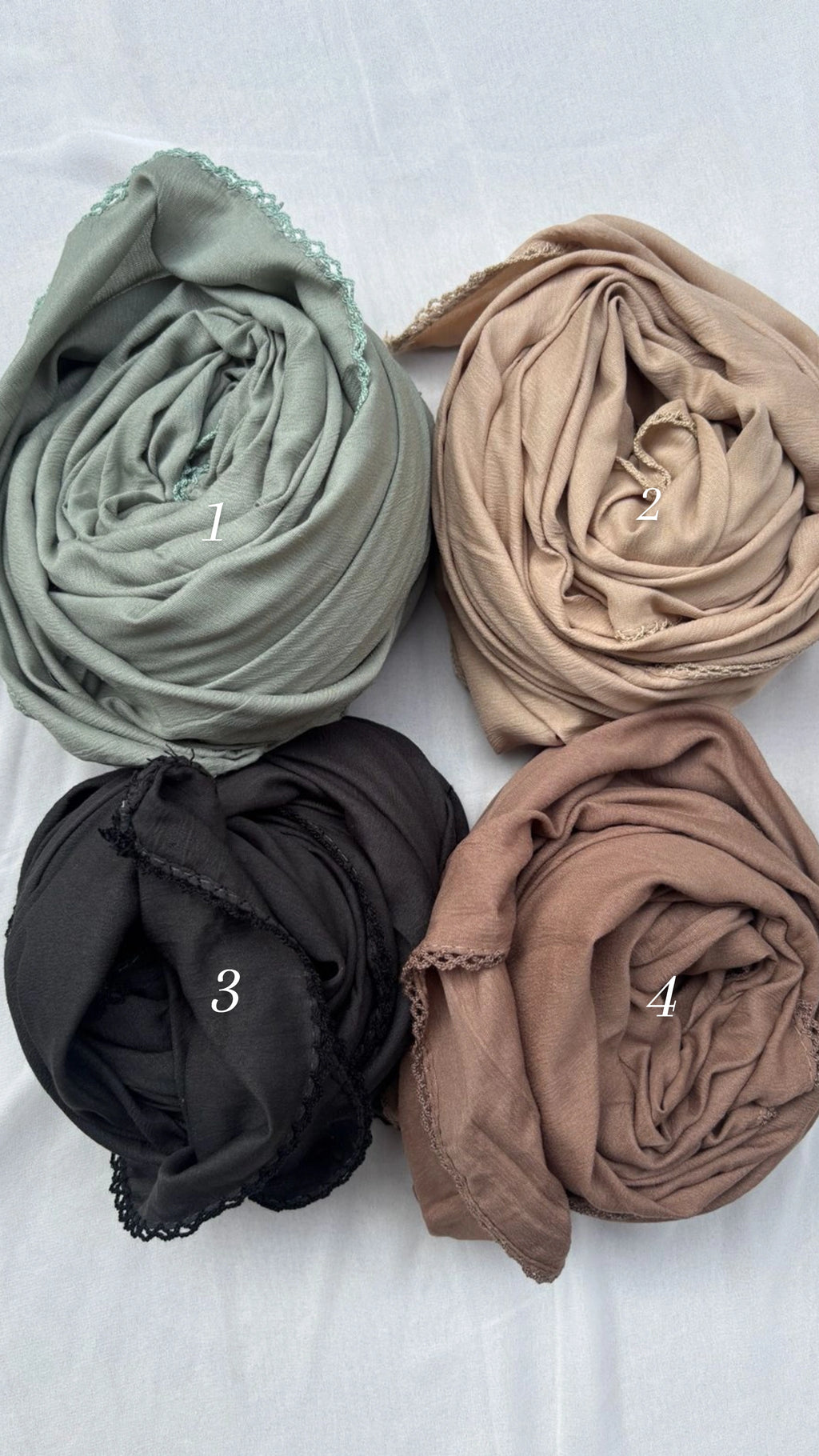 Cotton Hijab With laces
