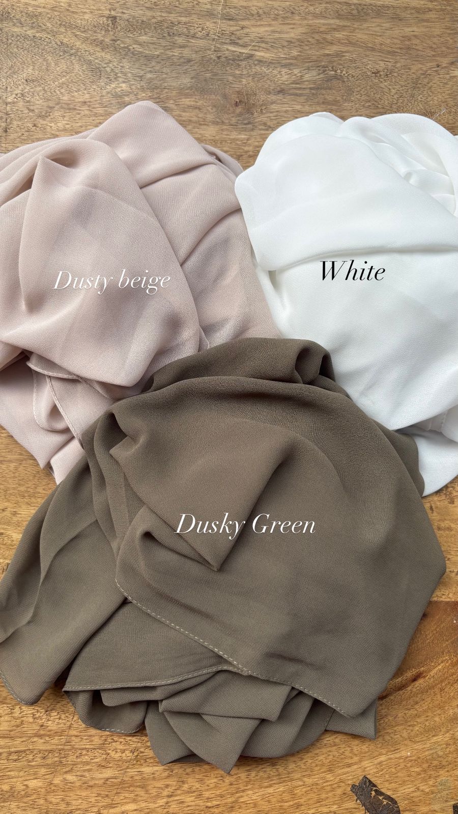 Premium chiffon hijabs