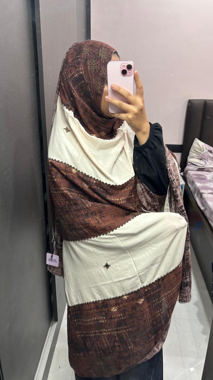Brown & Beige Designer big size Chadar