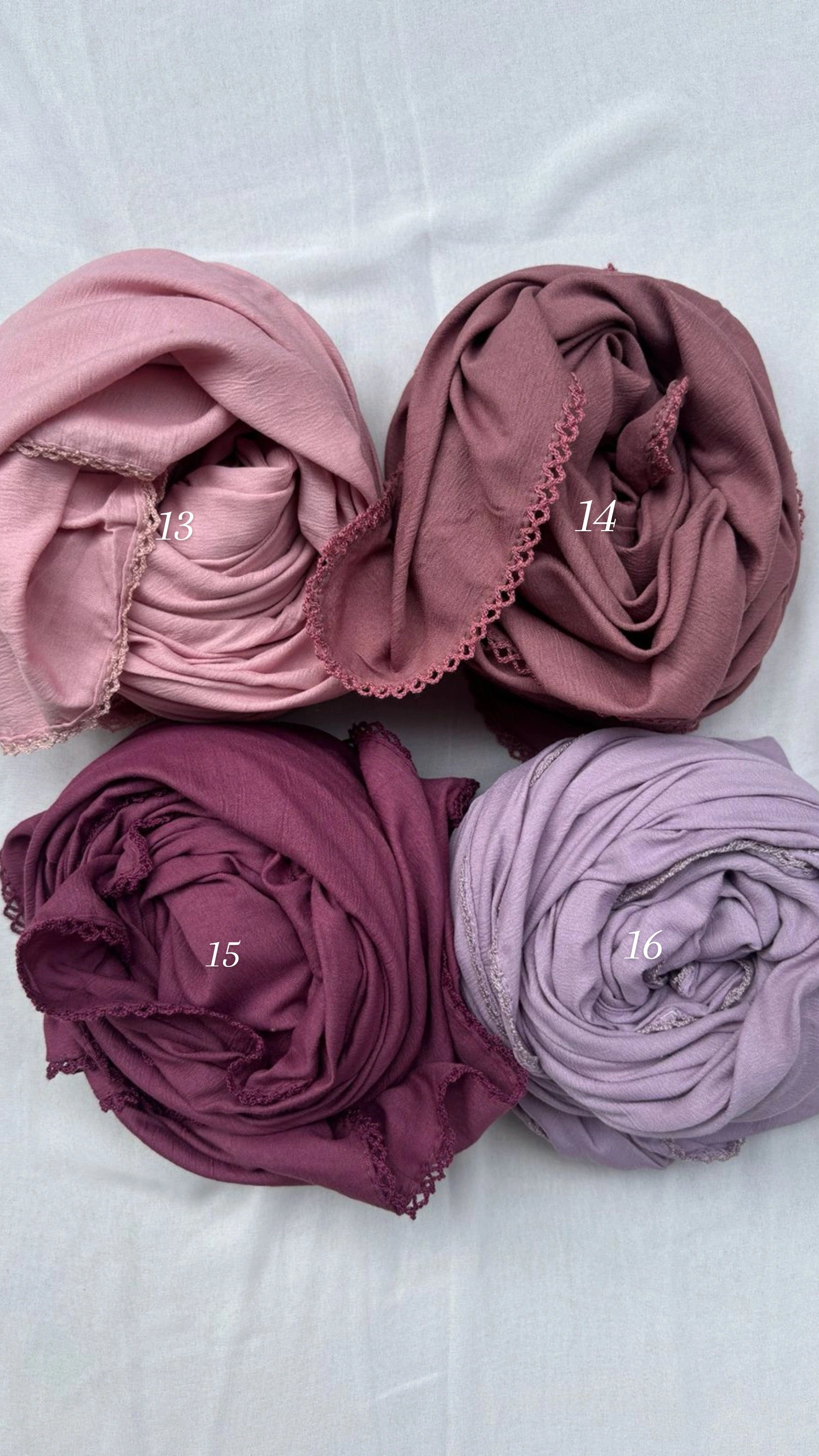 Cotton Hijab With laces