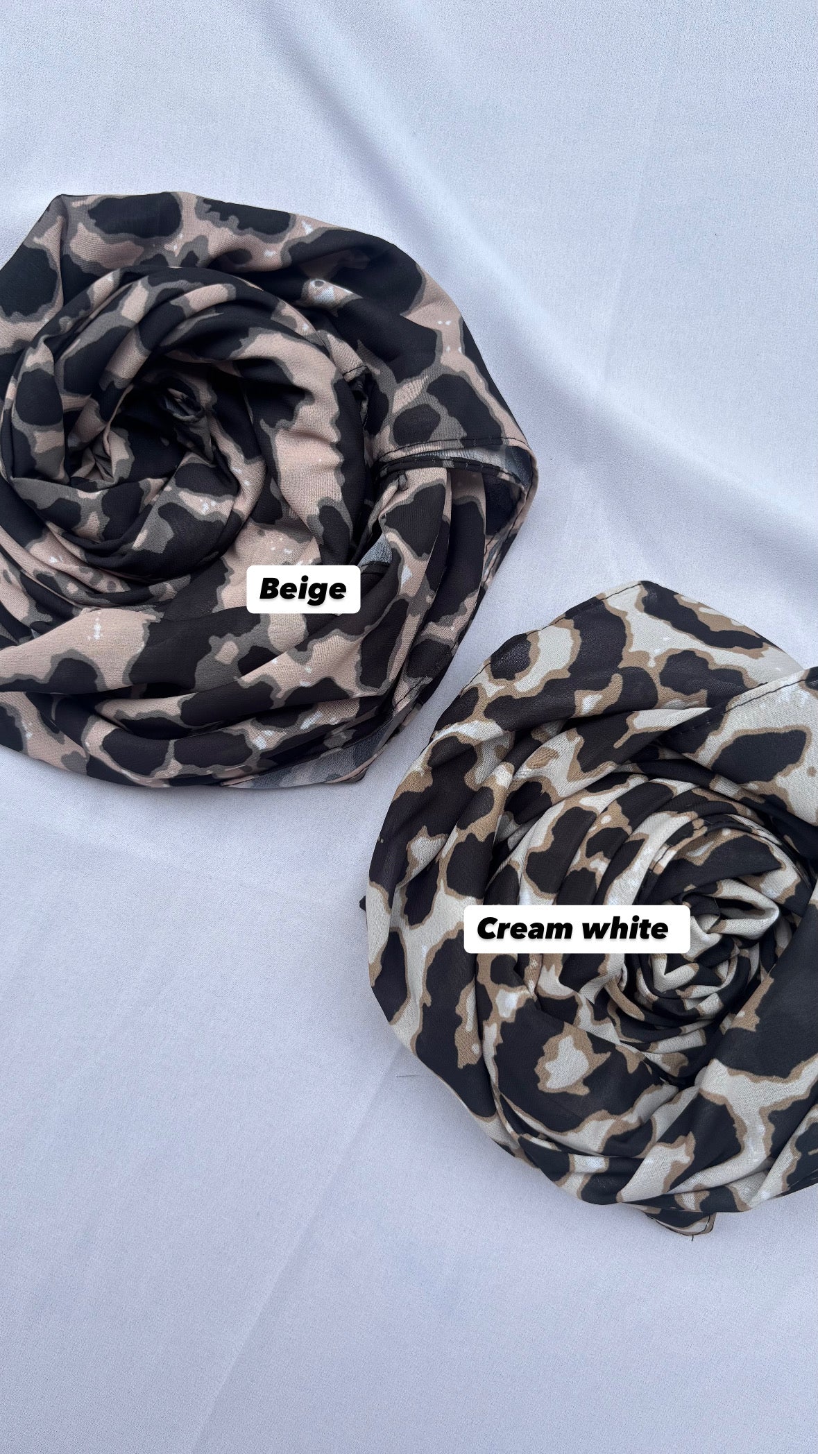 Animal print Georgette Hijab