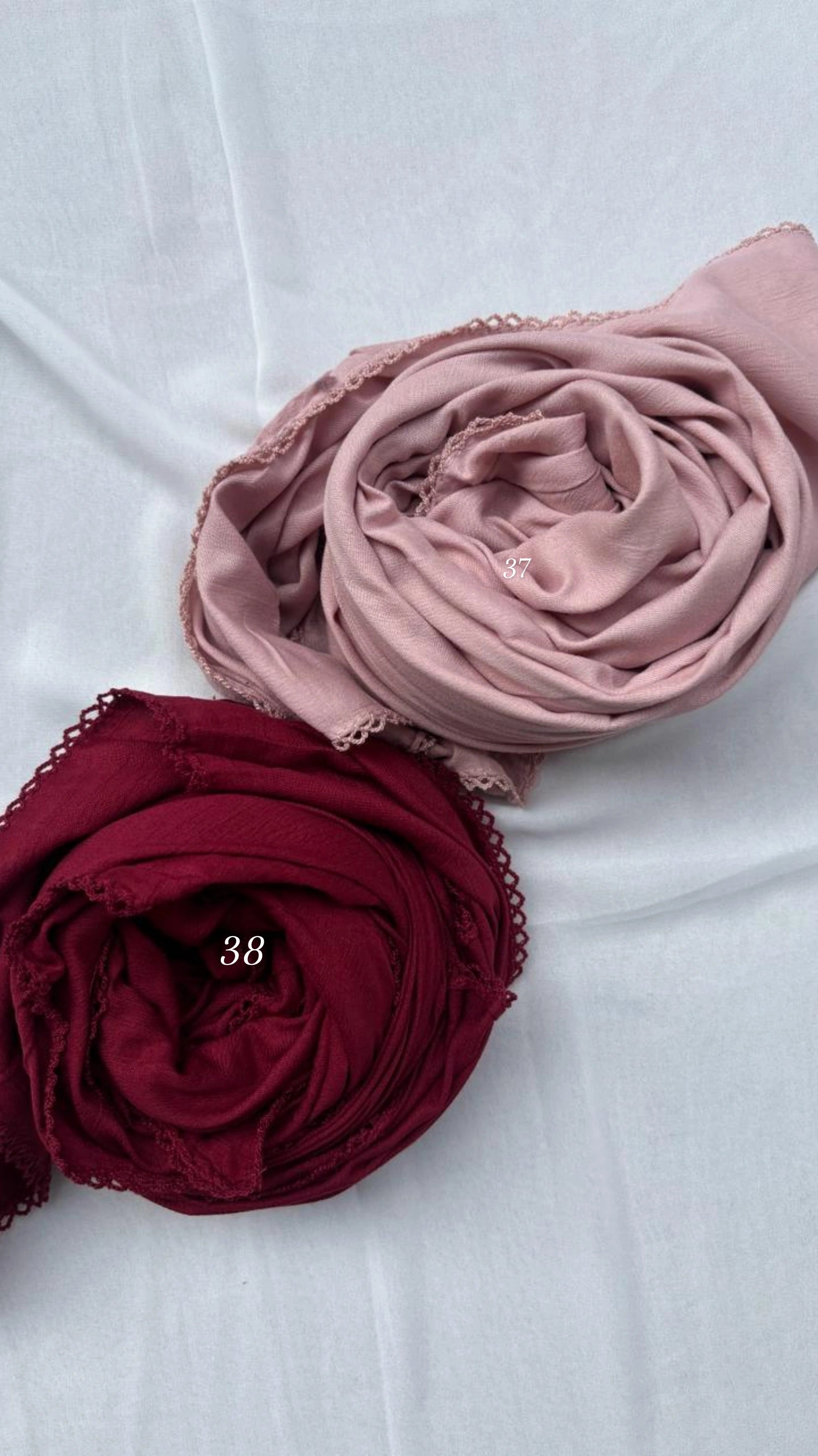 Cotton Hijab With laces