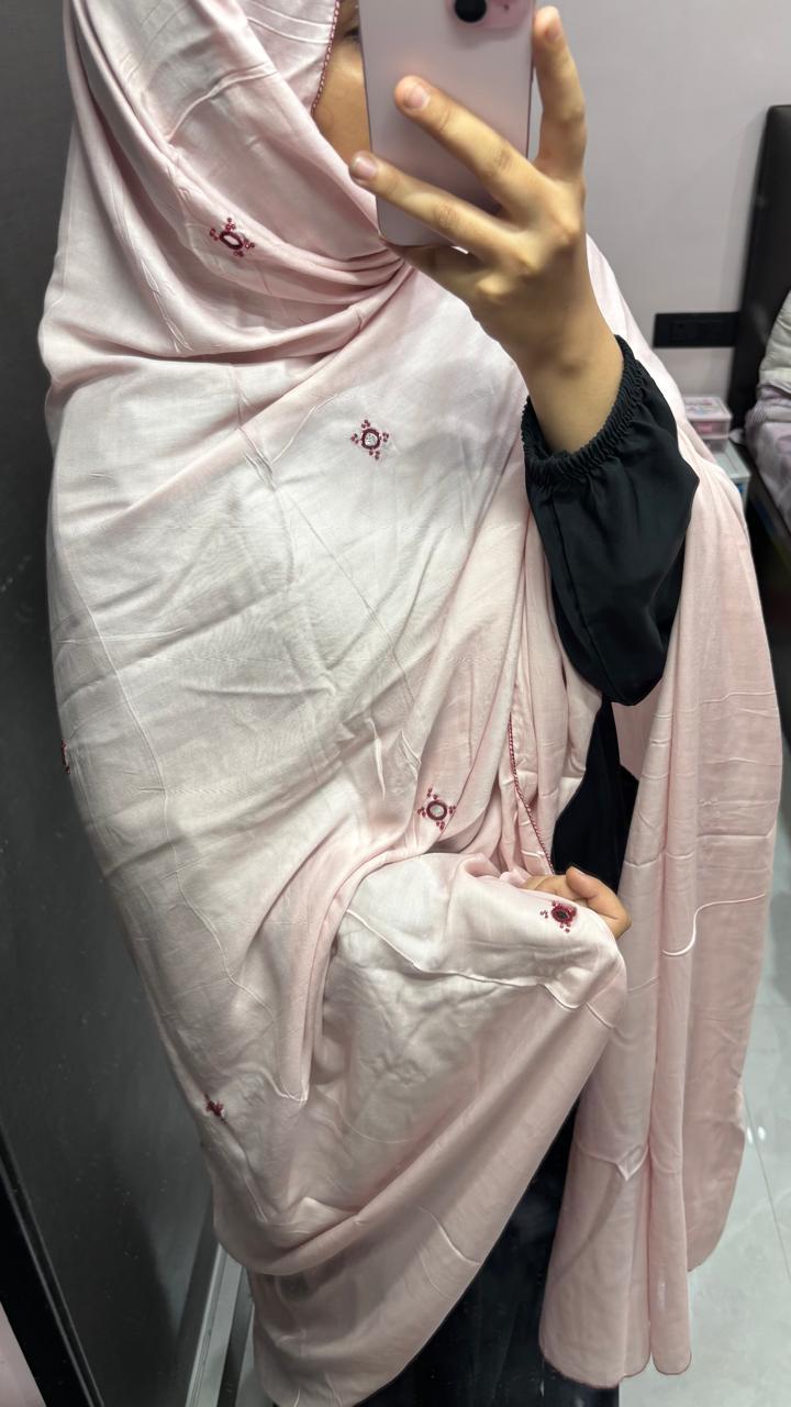 Pink & Maroon handwork big size chadar