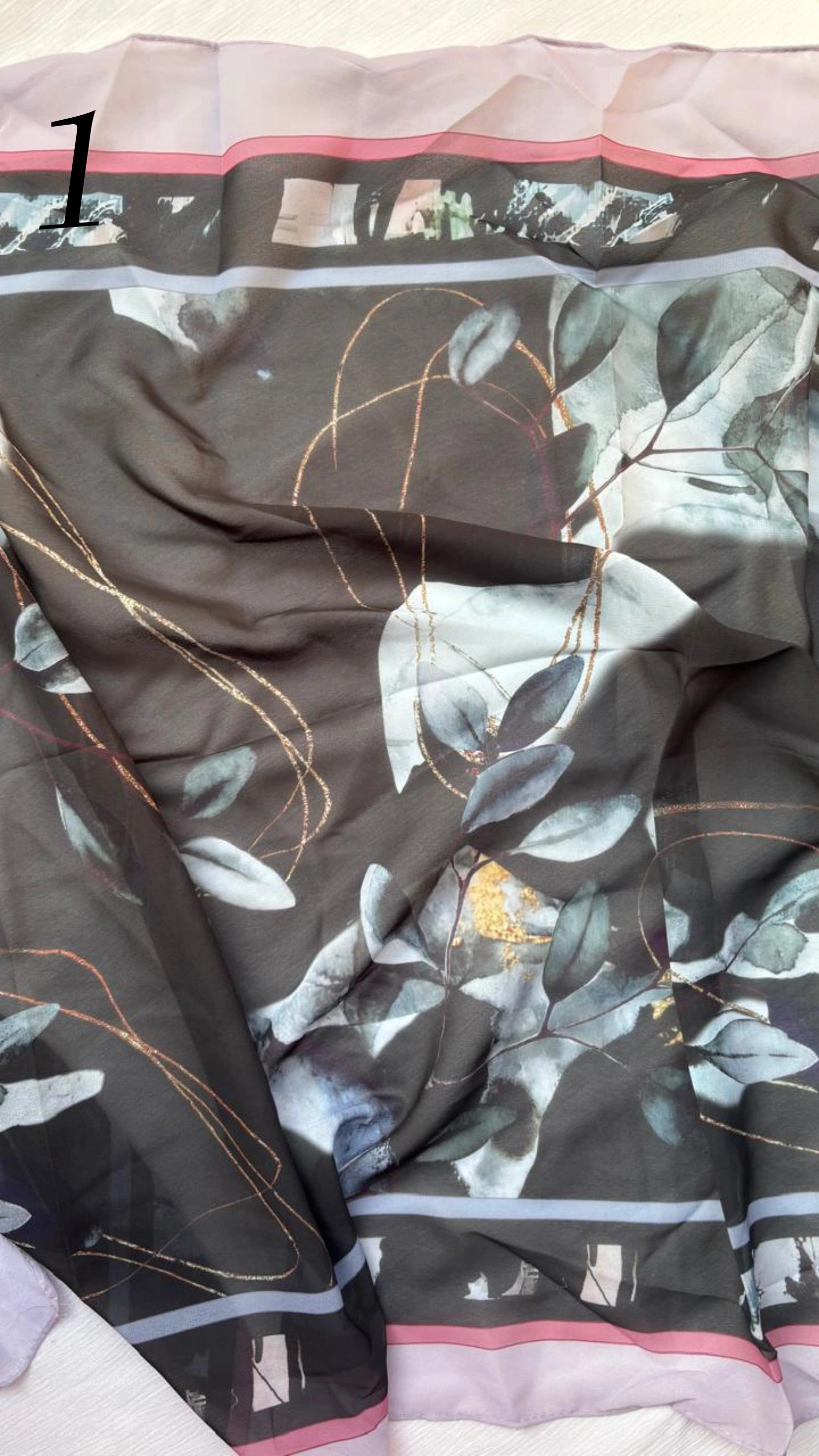 Printed Georgette Hijabs - Breathable fabric