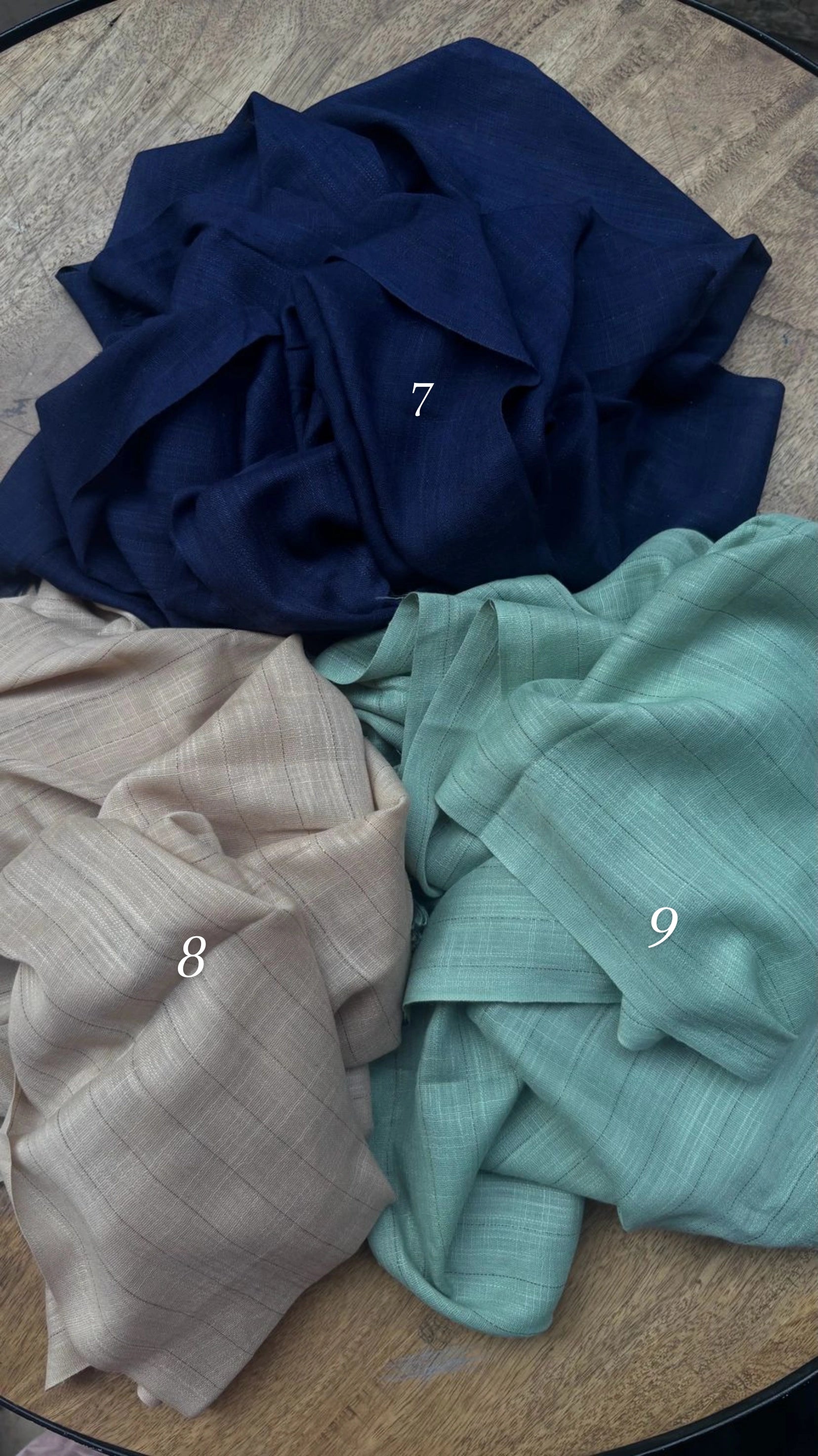 Cotton Hijab with Minimal shimmer