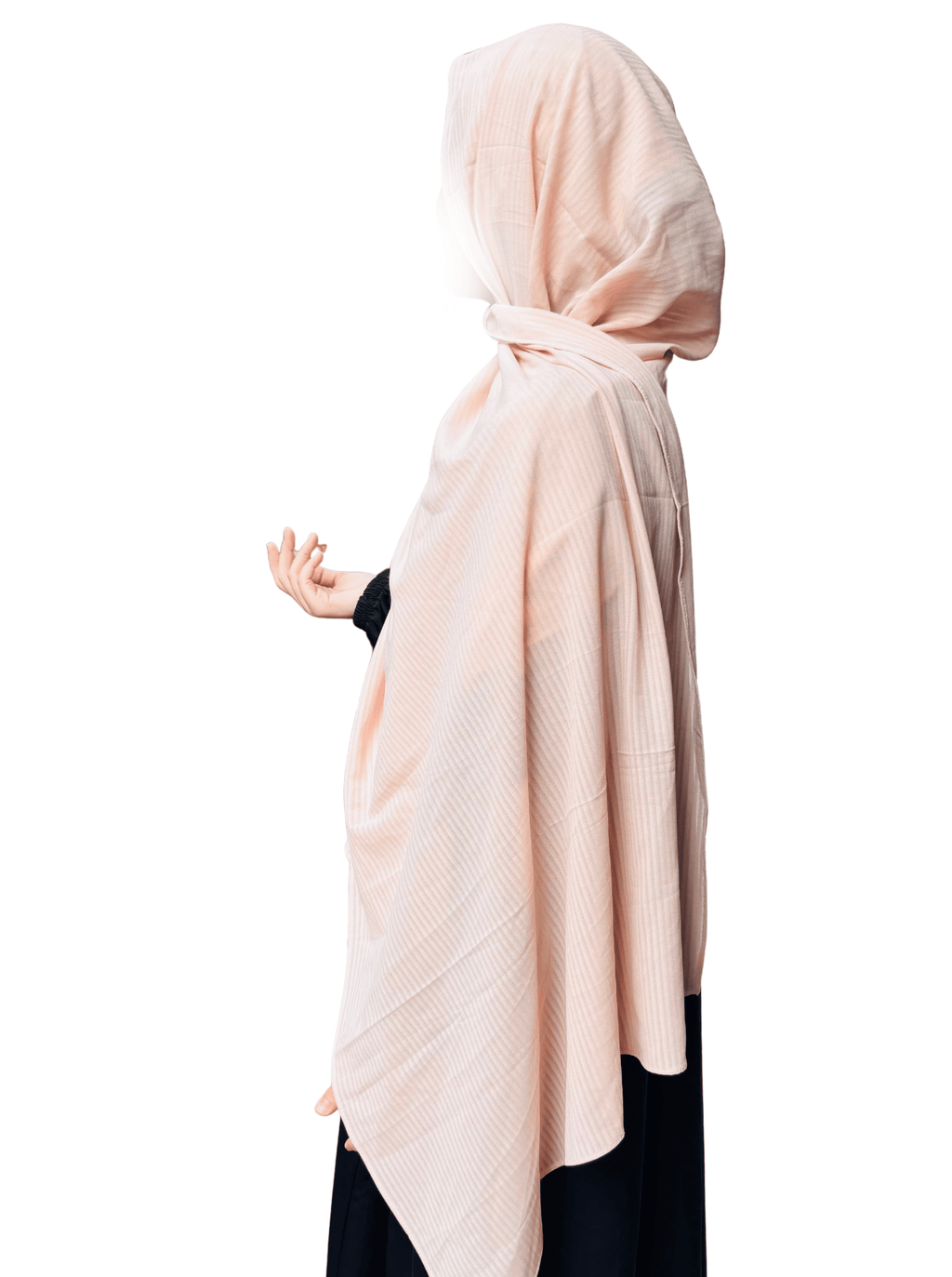 Safah hijab - self lining pattern