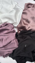 Bubble satin hijabs