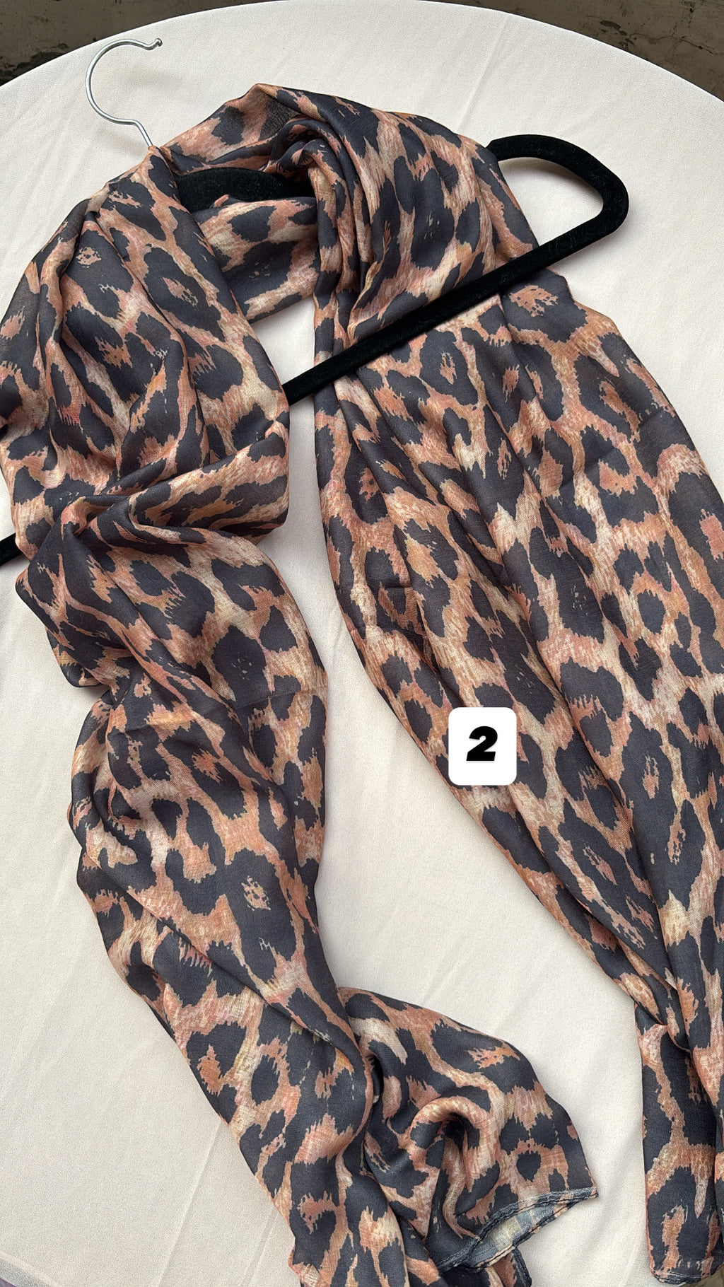 Leopard Print Modal Cotton Hijabs