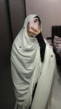 White & Black handwork big size chadar