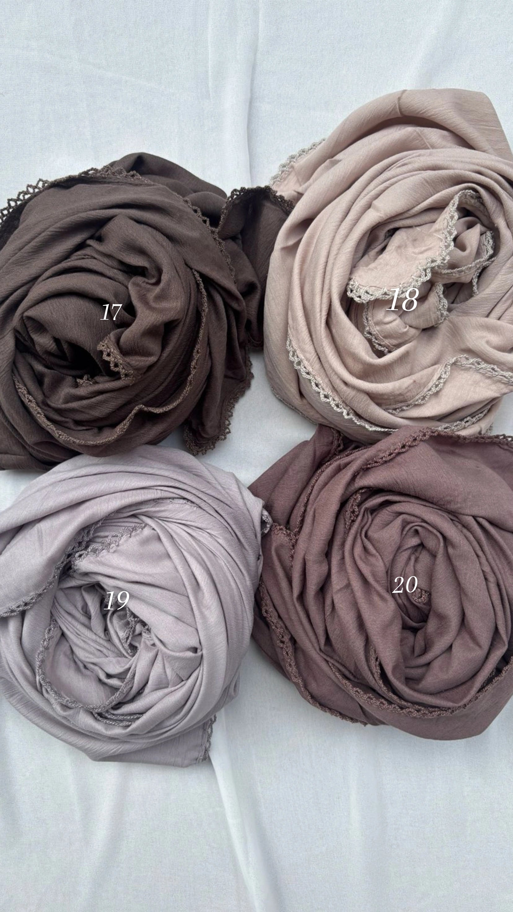 Cotton Hijab With laces
