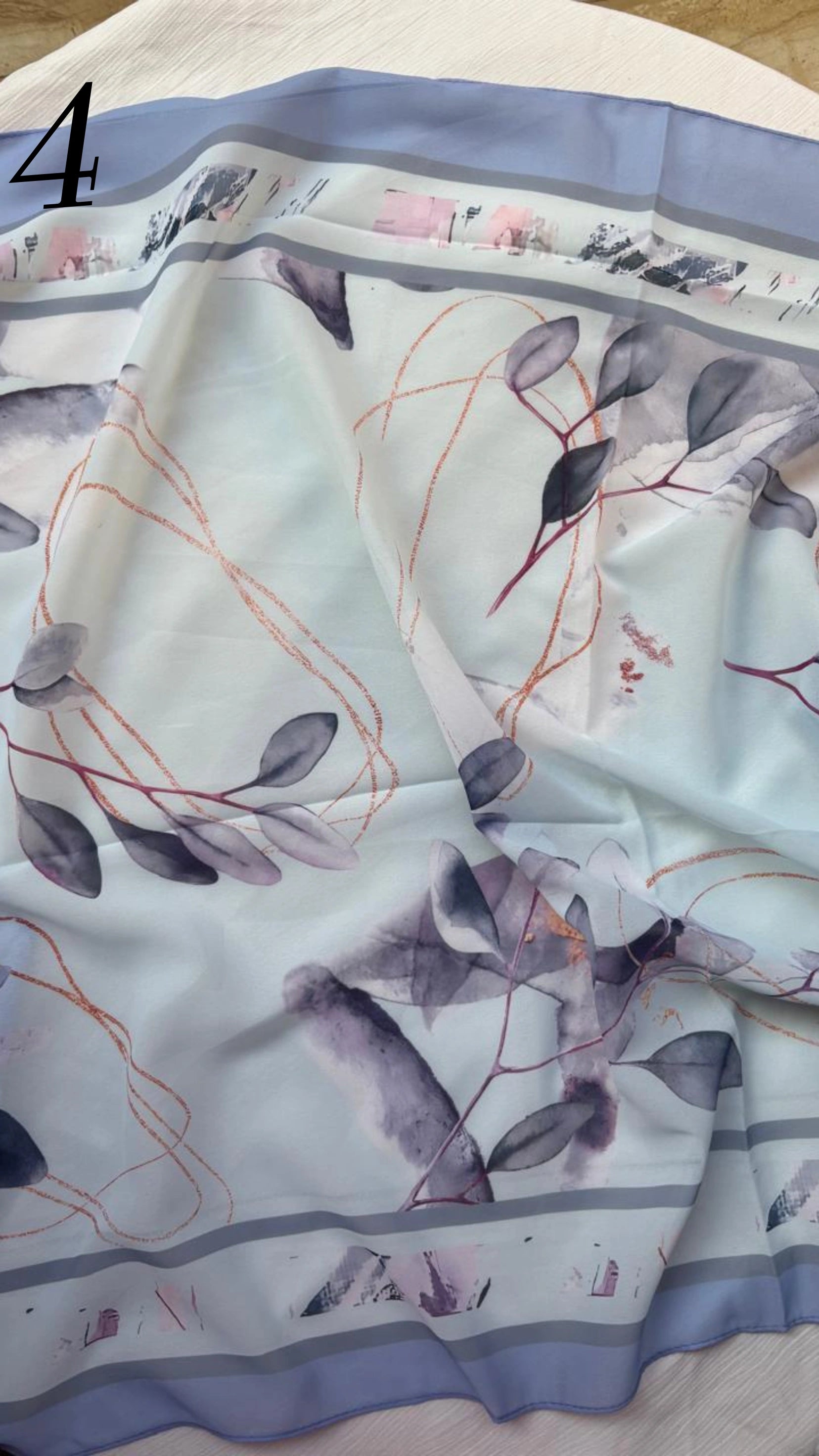 Printed Georgette Hijabs - Breathable fabric