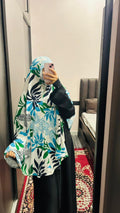 Printed cotton hosiery khimar