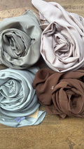 Heavy chiffon hijabs