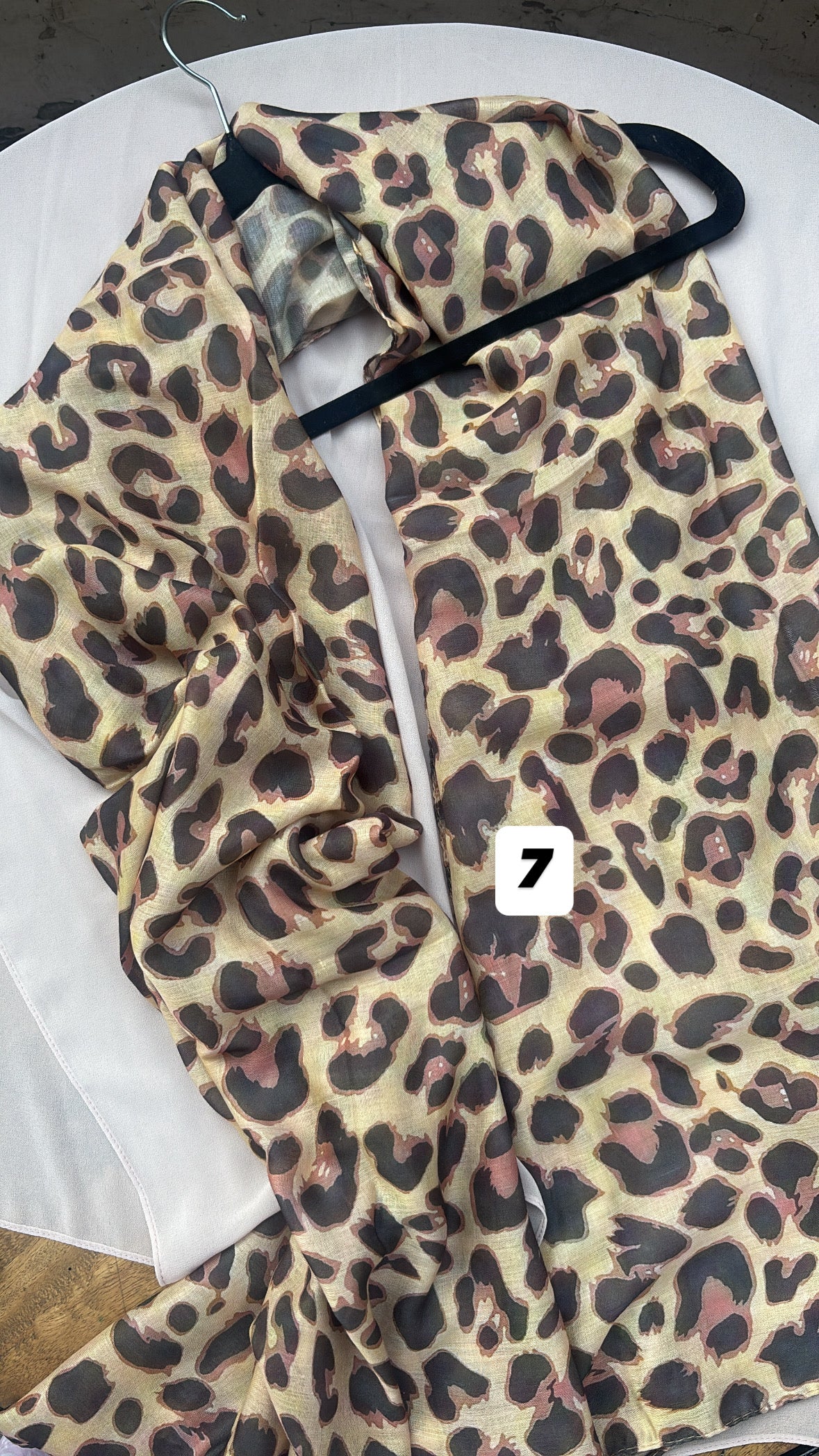 Leopard Print Modal Cotton Hijabs