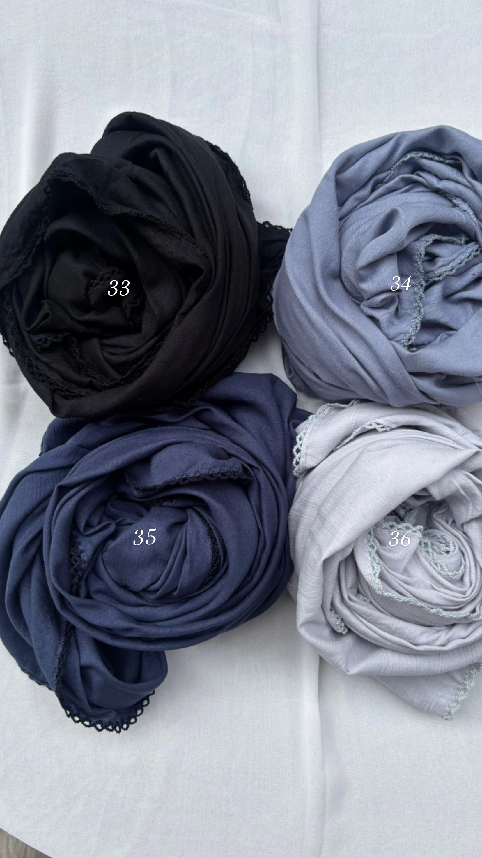Cotton Hijab With laces