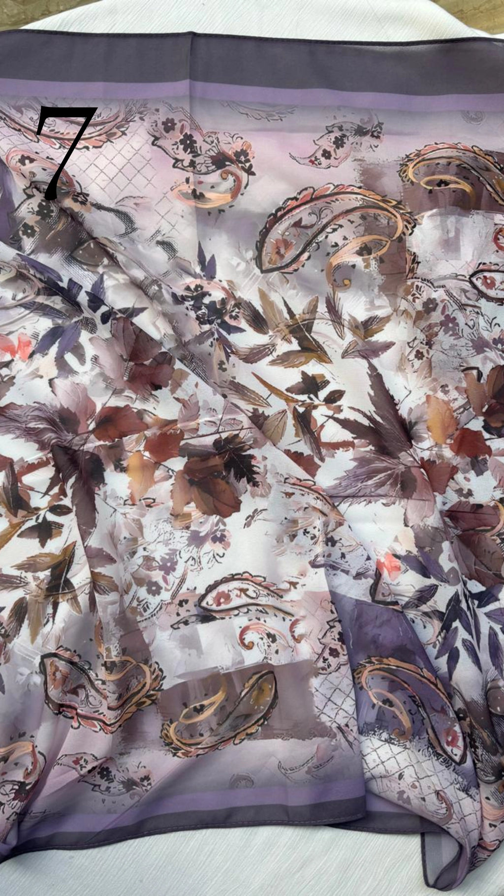 Printed Georgette Hijabs - Breathable fabric