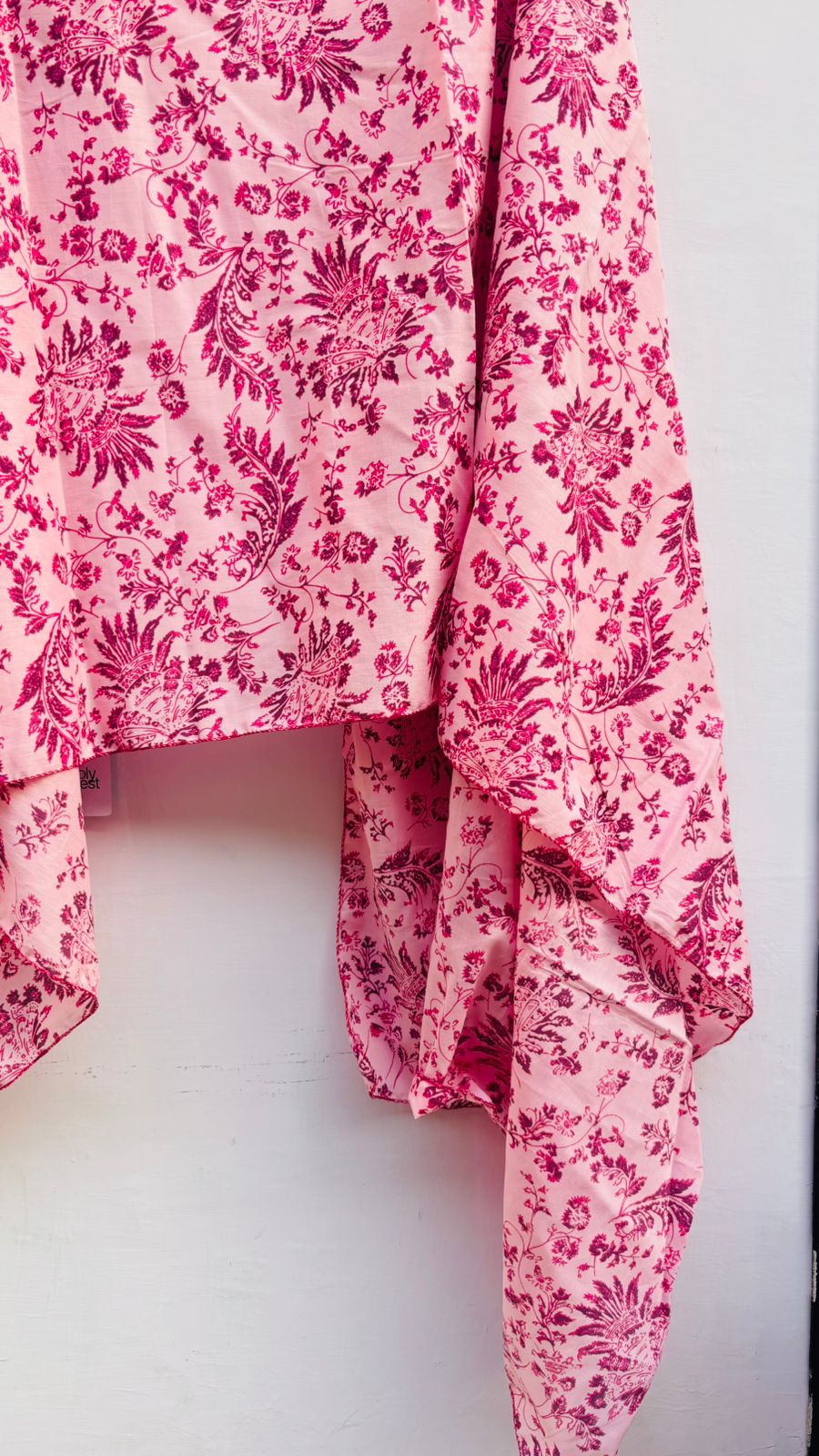 Printed Pink dupatta