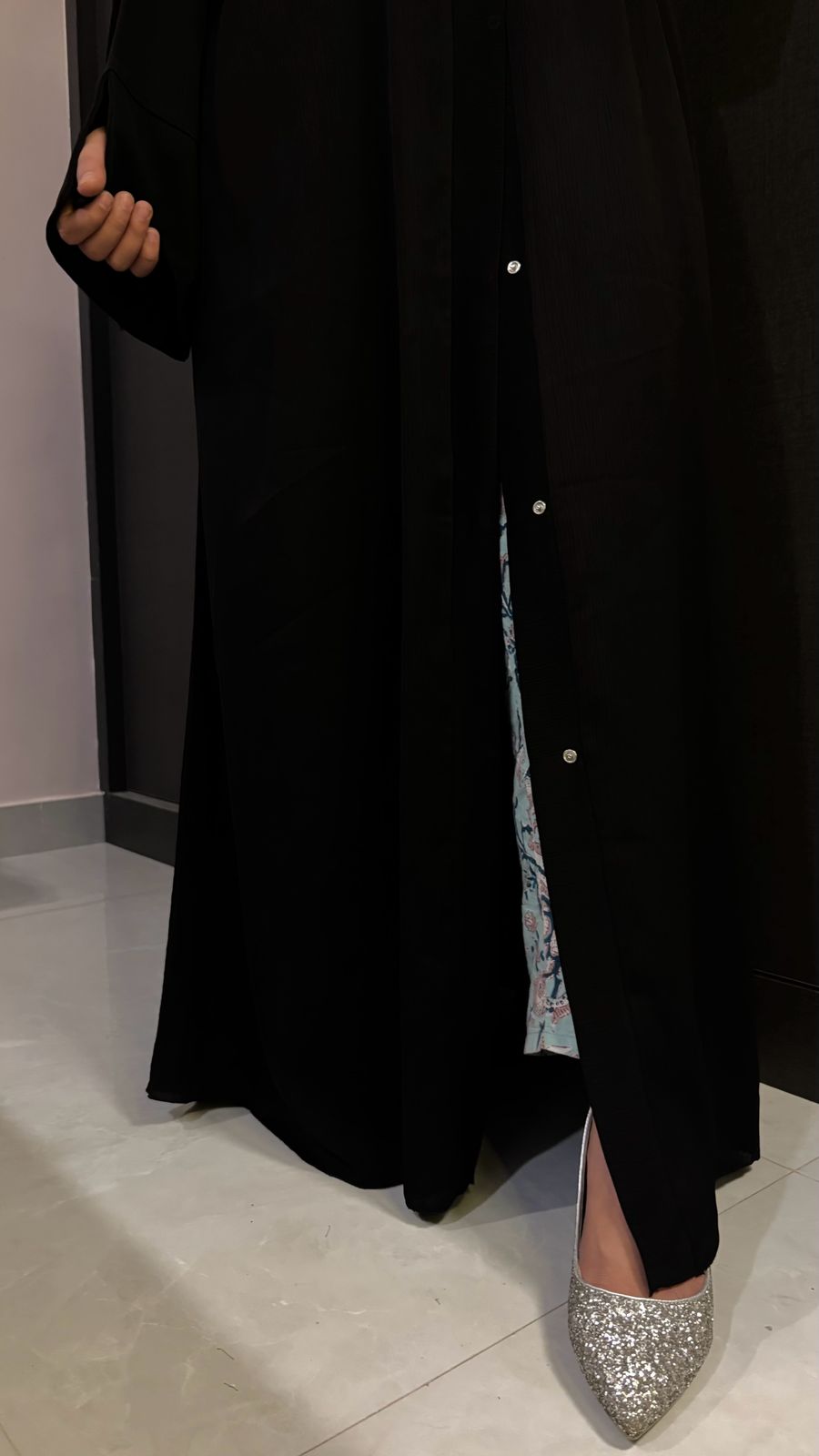 Basic Abayah - Front open with buttons