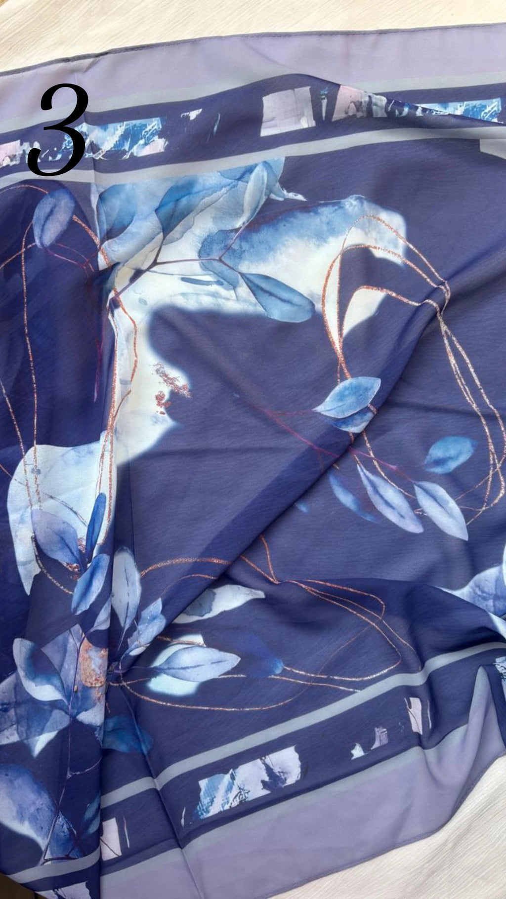 Printed Georgette Hijabs - Breathable fabric