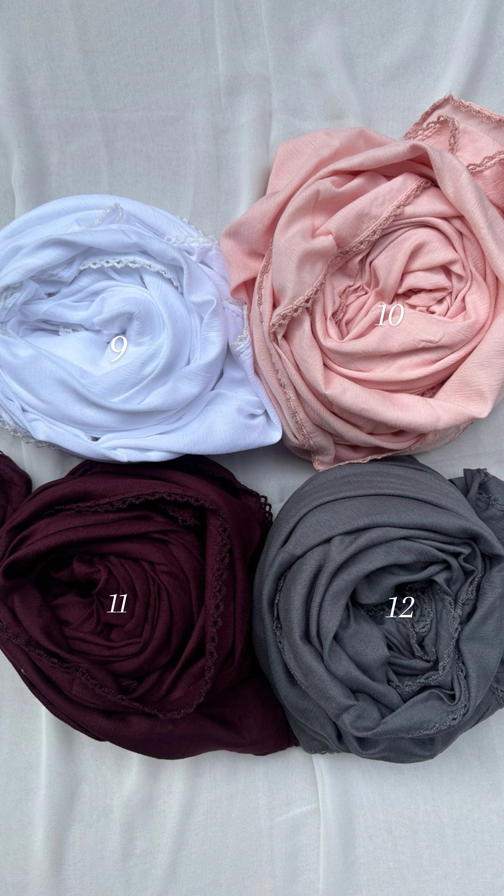 Cotton Hijab With laces