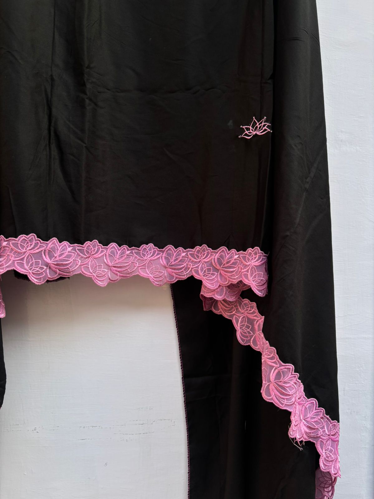 Embroidered Black dupatta