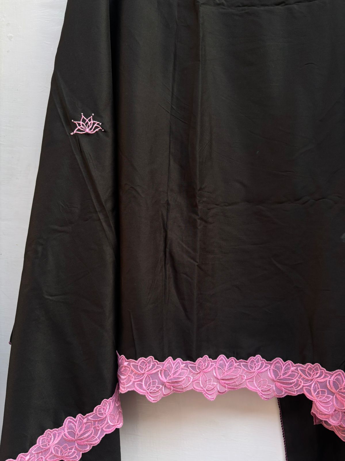 Embroidered Black dupatta