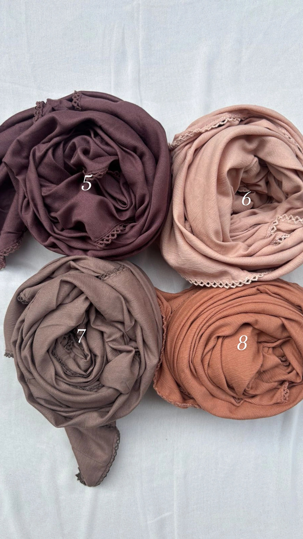Cotton Hijab With laces