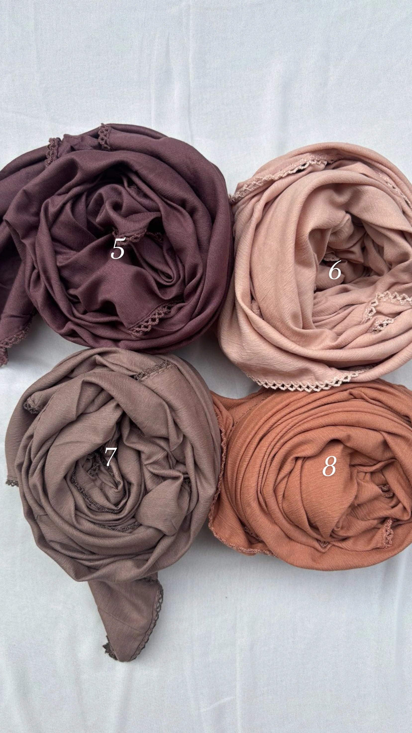 Cotton Hijab With laces