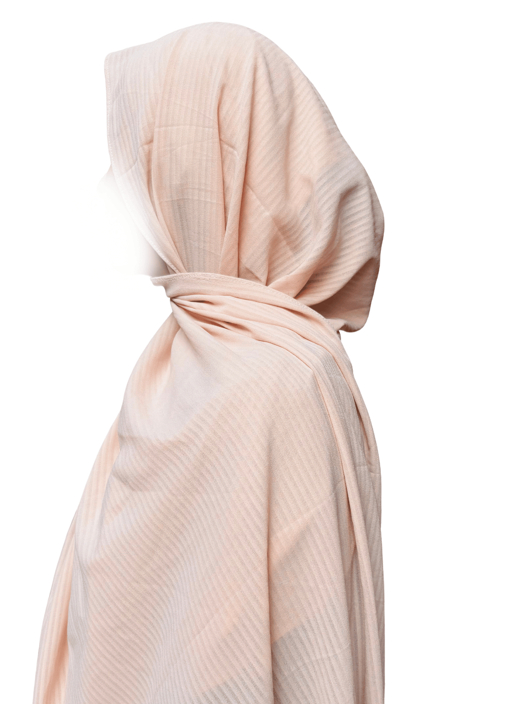 Safah hijab - self lining pattern