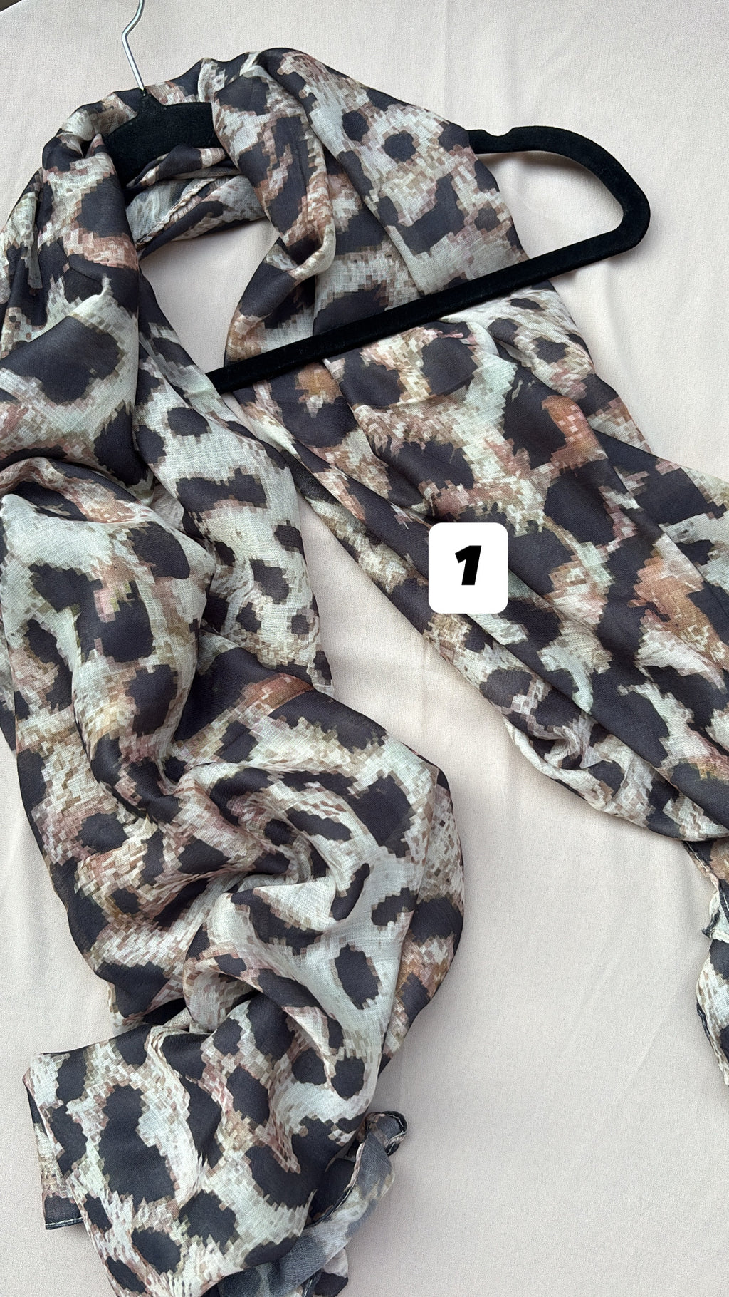 Leopard Print Modal Cotton Hijabs